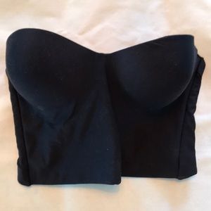 Strapless bustier